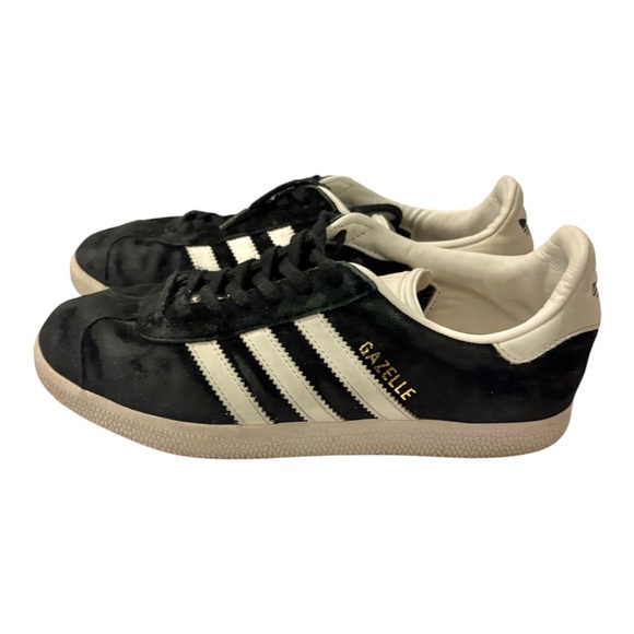 Adidas Gazelle trainers in black and white Womens 6👟🖤🤍 - Picture 5 of 7